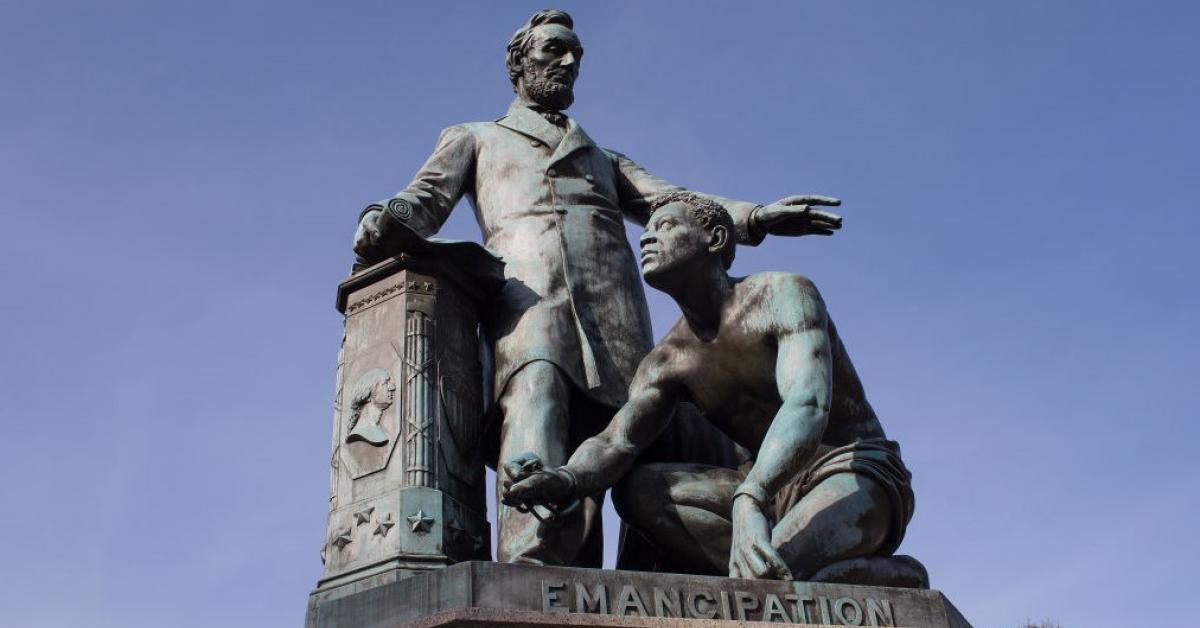 Boston takes down statue of Lincoln freeing a slave Just The News